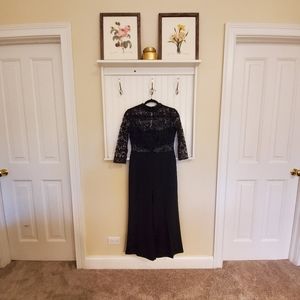 Zara Woman Black Lace Jumpsuit Size M